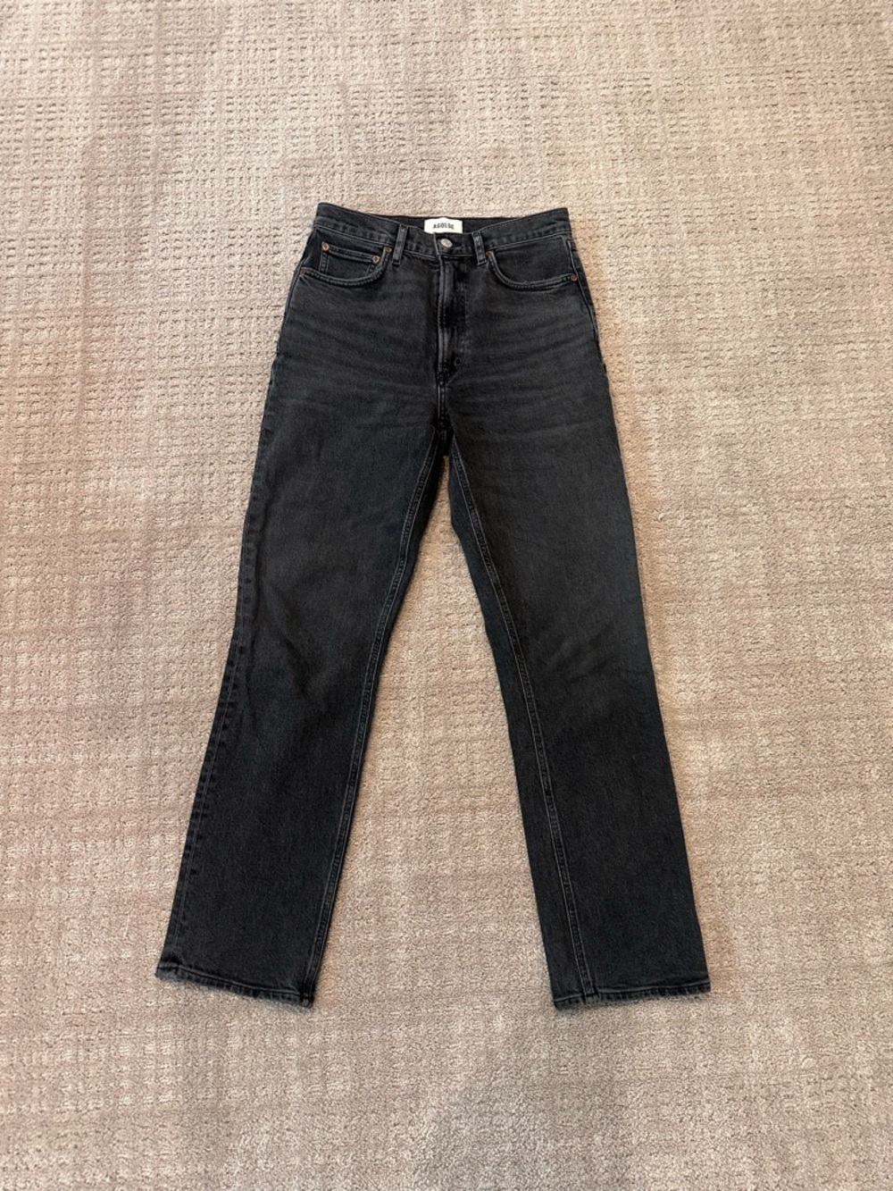 Agolde women's high rise stovepipe Jeans